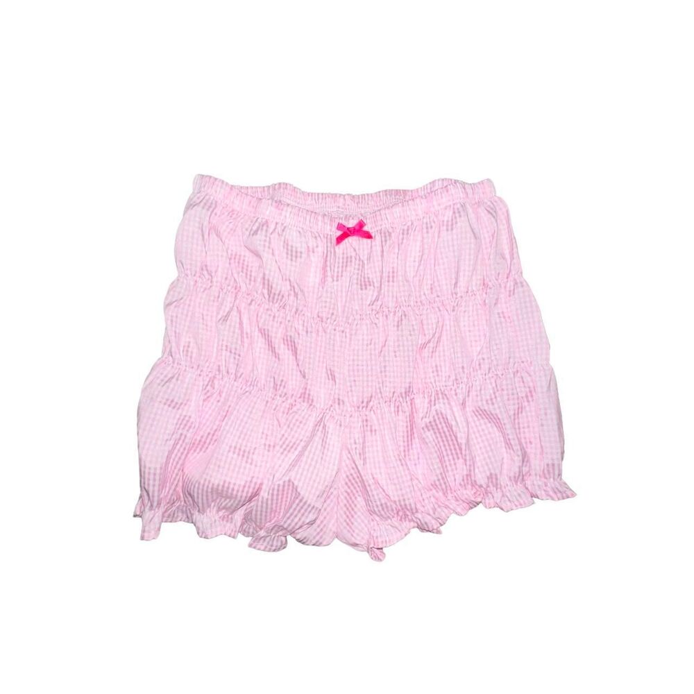 light pink gingham bloomers